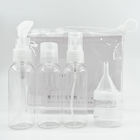 Set Botol Perlengkapan Mandi yang Dapat Digunakan Kembali Untuk Anak Perempuan, Kit Perjalanan Botol Sampo Cair